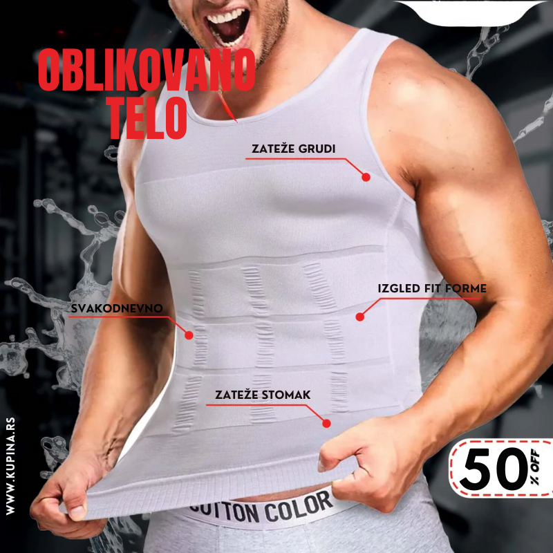 Muški steznik za oblikovanje tela