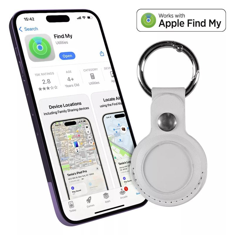 LOCATEPRO, find my privezak sa funkcijom lociranja, beli