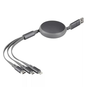 KEPLER 6IN1, usb type-c kabl za punjenje i prenos podataka, 6 u 1, 60w, tamno sivi