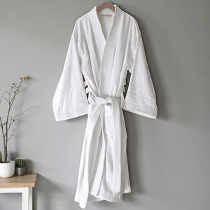 Bade mantil Pliš XL – veličina Model Kimono white