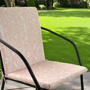 Dvodelni podmetač za stolice 49x101x4cm Bež boja