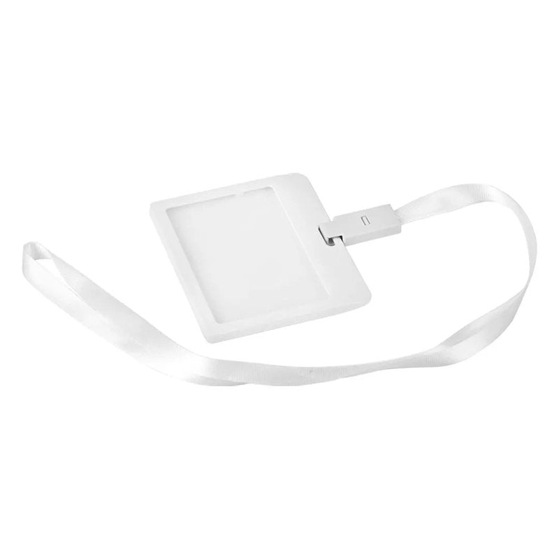 HOLDING, plastični uložak za identifikacionu karticu sa trakicom, beli