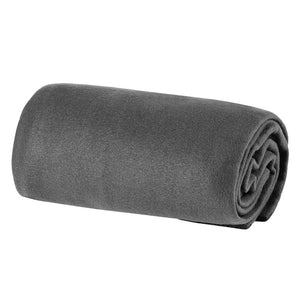BLANKET FLAT, ćebence od brušenog polara, 180 g/m2, tamno sivo