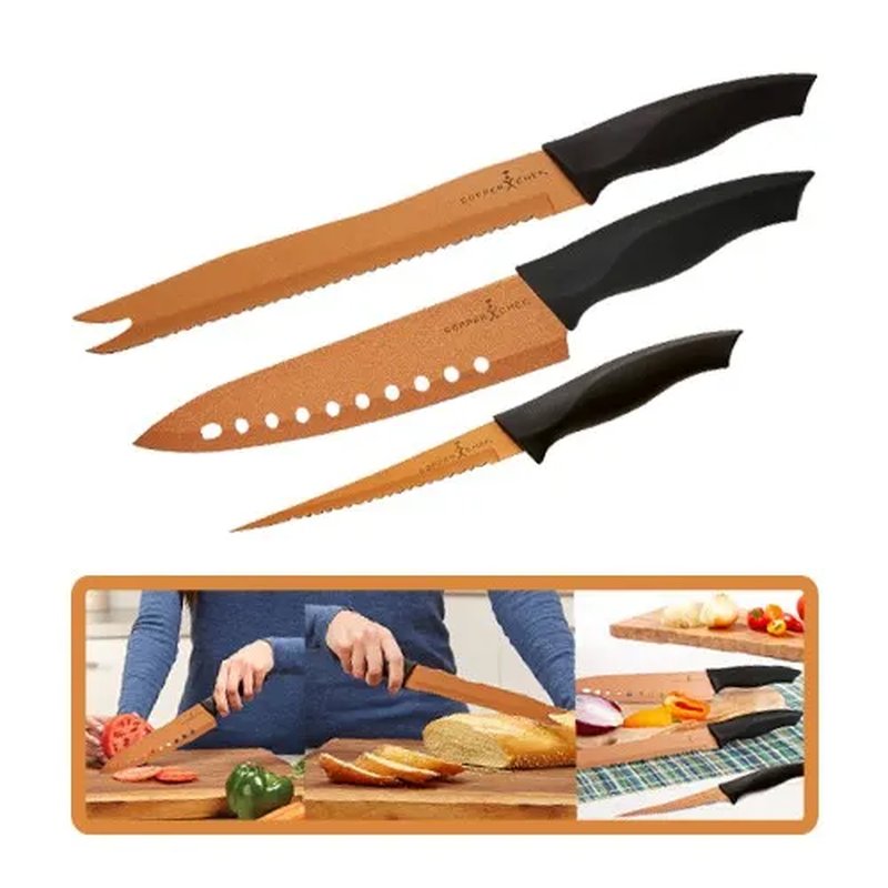 Copper Chef – Set od 3 noža