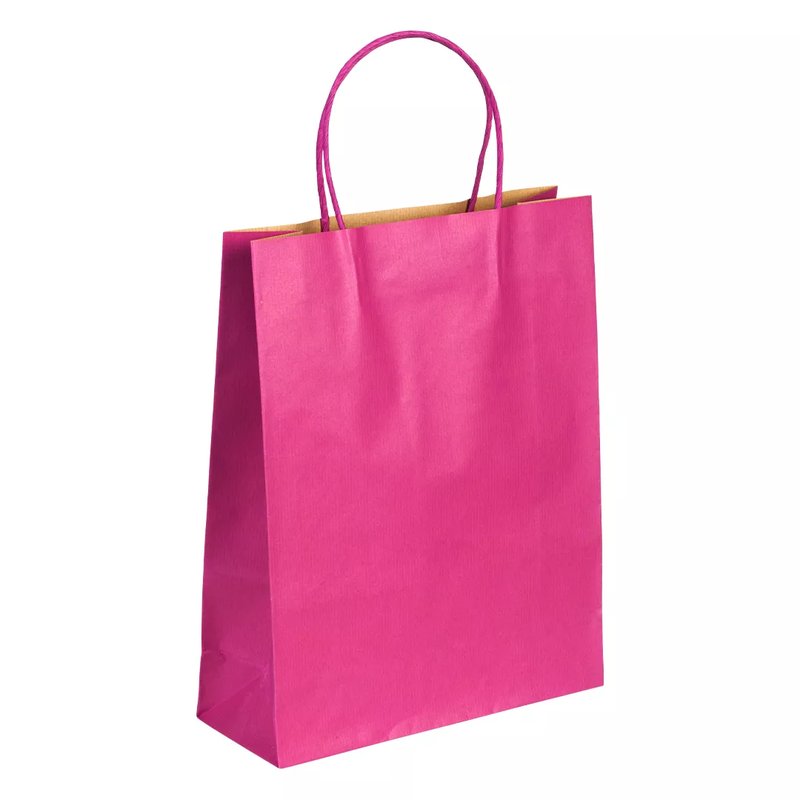 LOLA MIDI, papirna kesa, pink