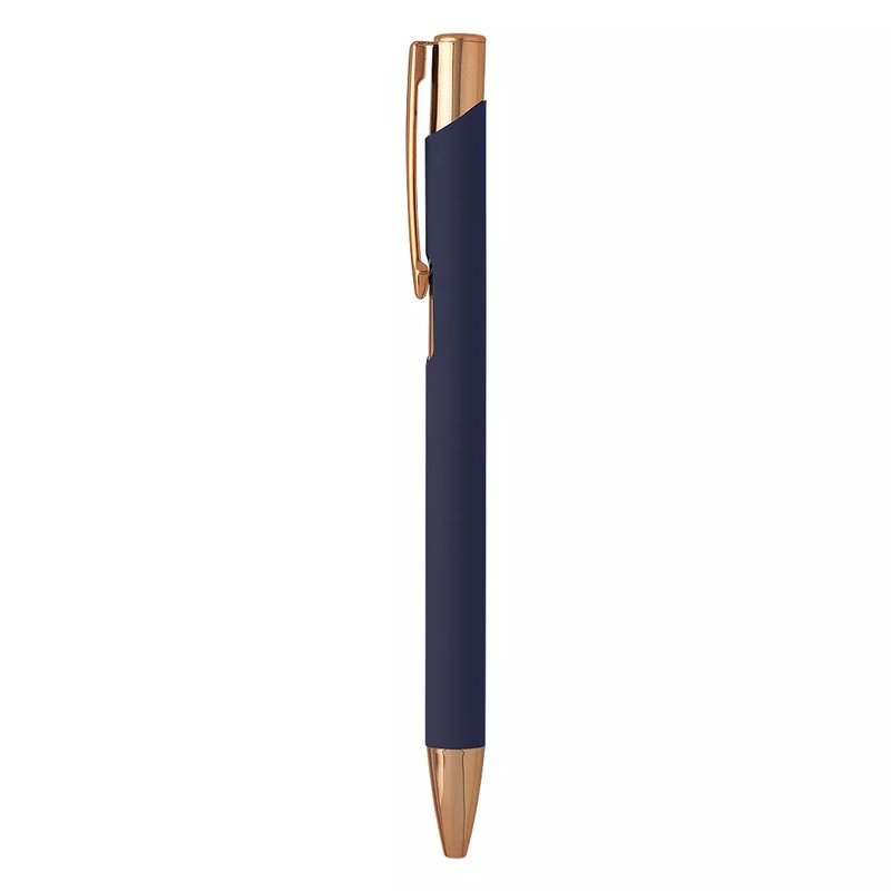 OGGI ROSE GOLD, metalna hemijska olovka, plava
