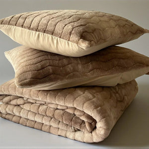 Ćebe set Dream – 220x240cm + 2 jastučnice 50x70cm Bej