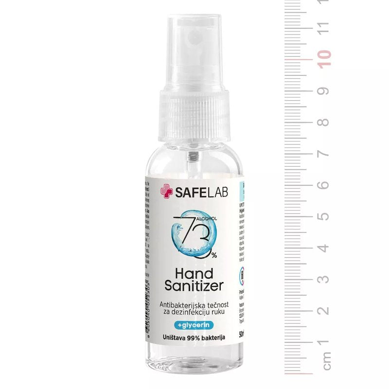 DEZ 50S, antibakterijska tečnost za dezinfekciju ruku, 50 ml, transparentna