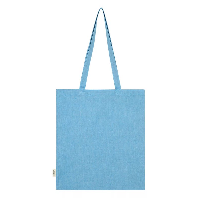NATURELLA MELANGE 120, torba od recikliranog pamuka, 120 g/m2, tirkizno plava