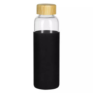 ADA, sportska boca sa silikonskom navlakom, 500 ml, crna