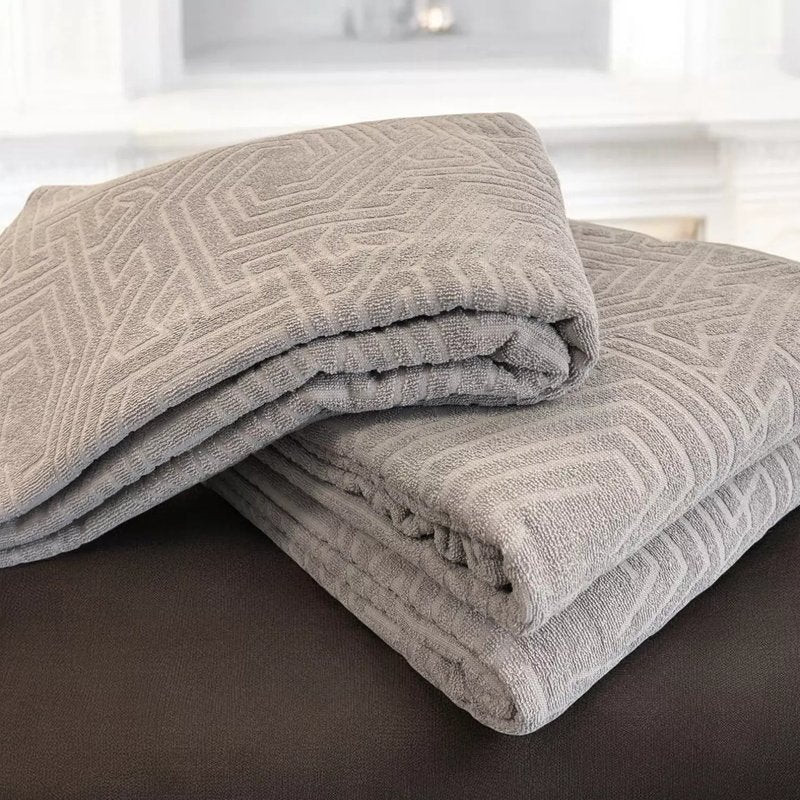 Frotirni prekrivač Winter 400g/m2 200x200cm Siva boja