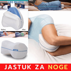 Jastuk za noge i kolena – Ublažava bolove išijasa, leđa, bokova, kolena, zglobova i trudnoće