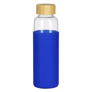 ADA, sportska boca sa silikonskom navlakom, 500 ml, rojal plava