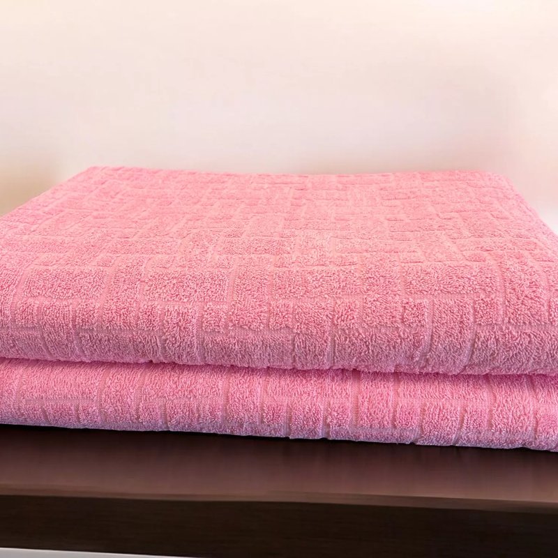 Frotirni prekrivač 200x200cm Roze boja