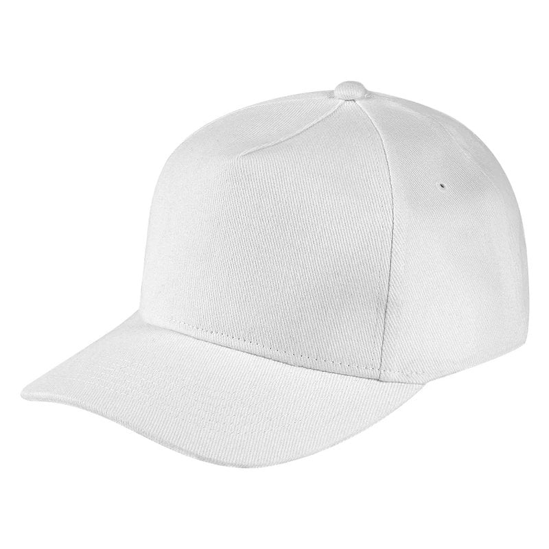 DANTE, kačket sa 5 panela, čičak kopča, beli