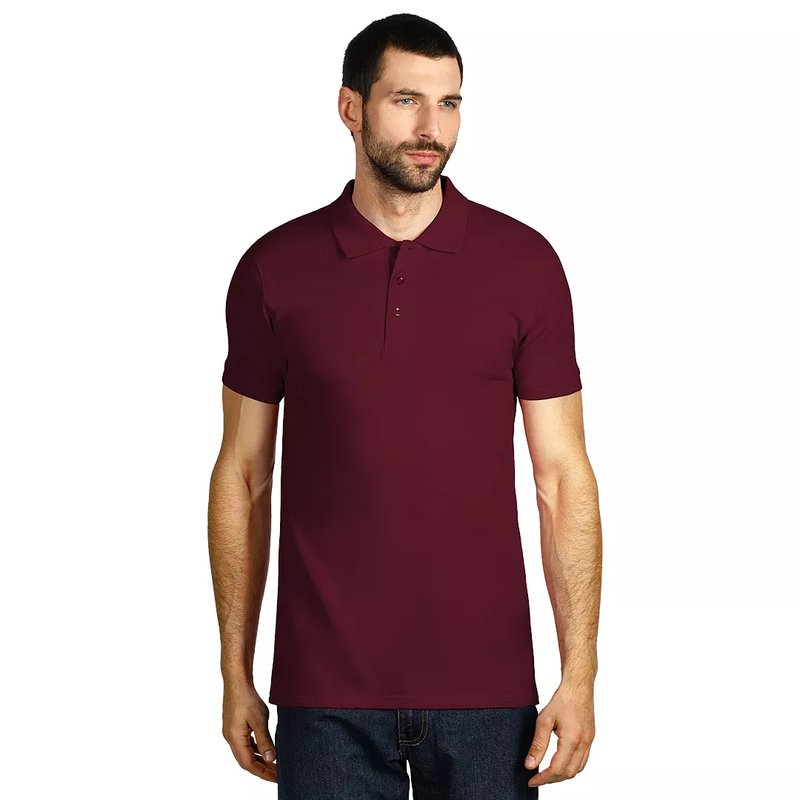 AZZURRO II, pamučna polo majica, bordo