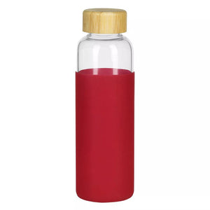ADA, sportska boca sa silikonskom navlakom, 500 ml, crvena