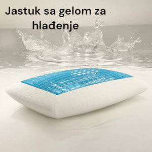 Jastuk sa plavim gelom za hladjenje 40x60x13cm Blue