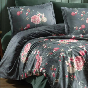 Clasy Deluxe – Saten posteljina za bračni krevet 200×220 Alfon