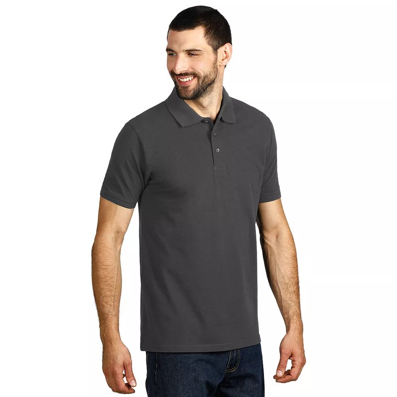 AZZURRO II, pamučna polo majica, tamno siva