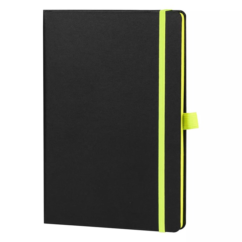 CODE BLACK, notes a5, neon žuti
