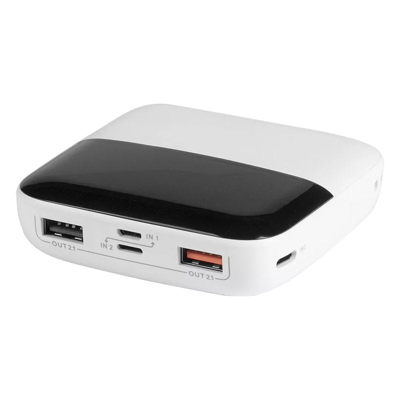 NANO, pomoćna baterija za mobilne uređaje, 10000 mah, bela