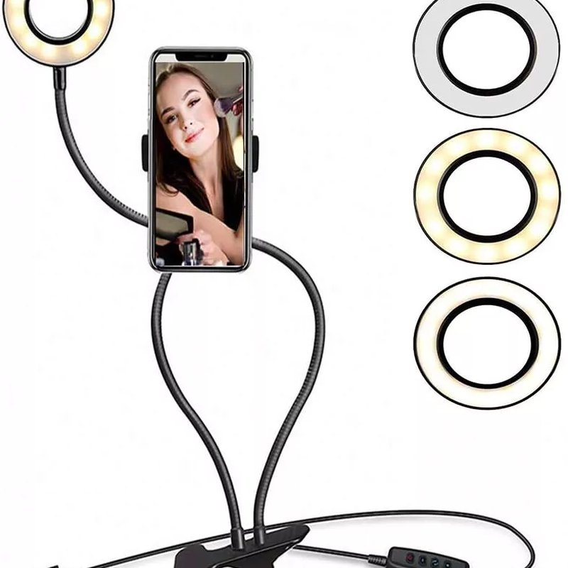 Držač za telefon i LED osvetljenje za LIVE stream