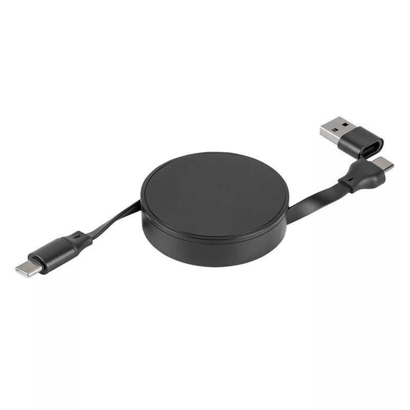 FURIO 2IN1, usb type-c kabl za punjenje i prenos podataka, 2 u 1, 240w, crni