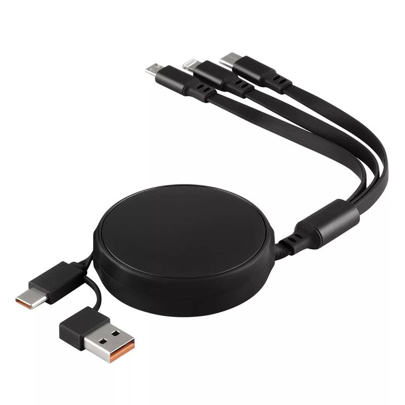 ONES 6IN1, usb type-c kabl za punjenje i prenos podataka, 6 u 1, 60w, crni