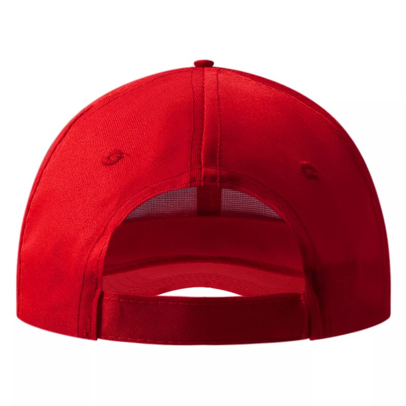 BASEBALL, kačket, 5 panela, crveni