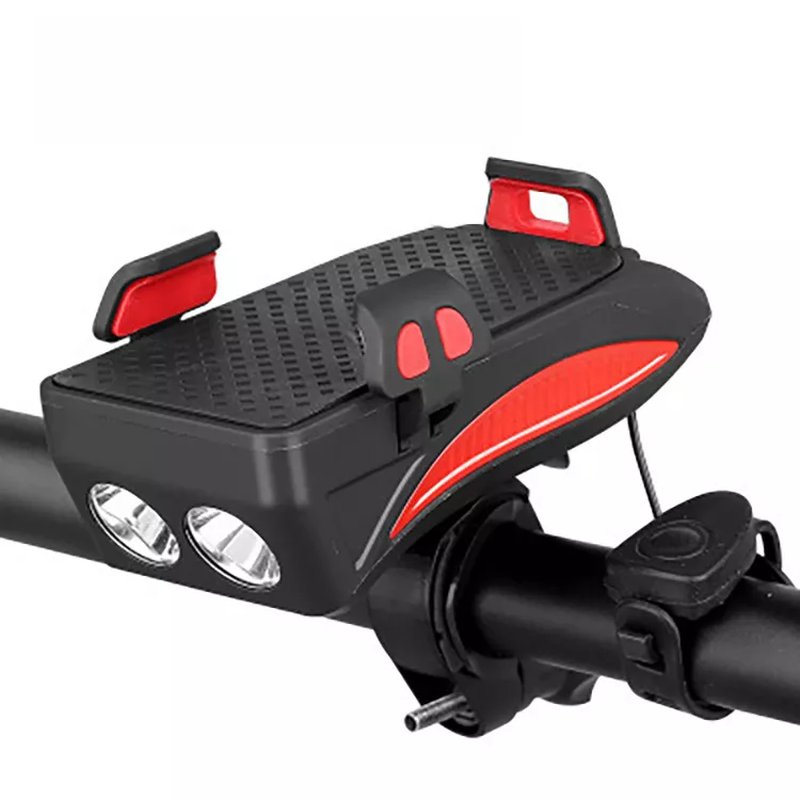 Lampa za bicikl + držač za mobilni + sirena