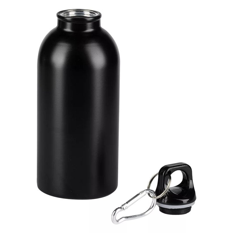CAMPUS STEEL, boca za vodu, 400 ml, crna