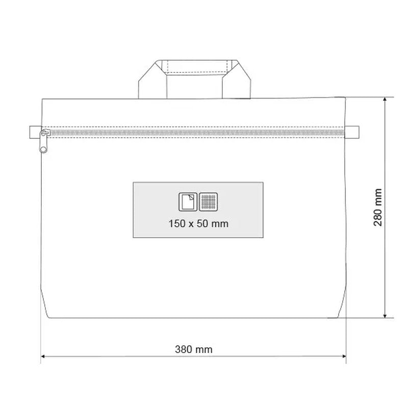 DOCUMENTO, konferencijska torba, crna