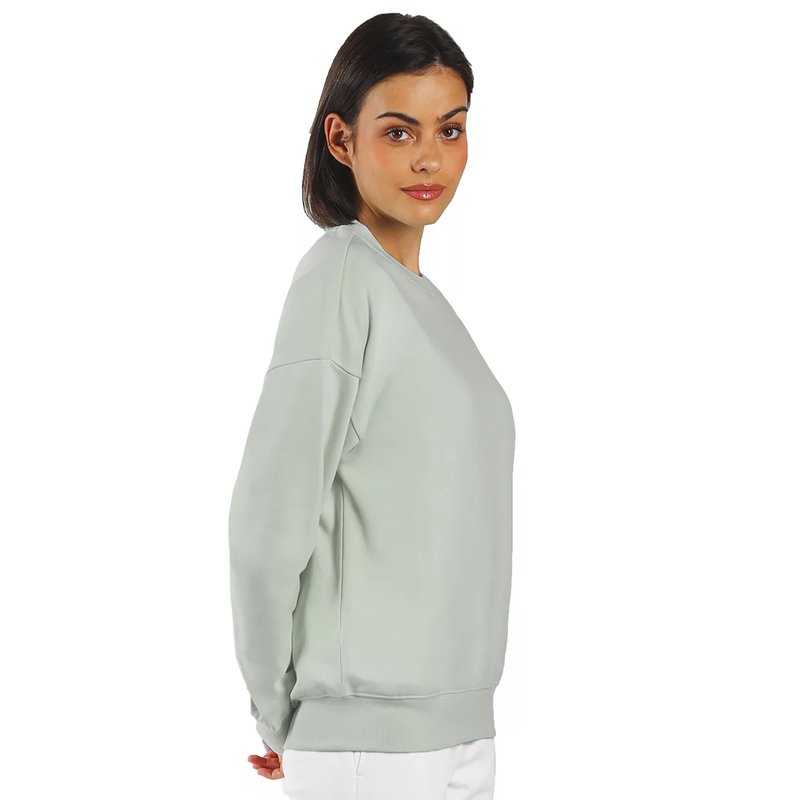 BIG, unisex široka dukserica od organskog pamuka, 300 g/m2, mint