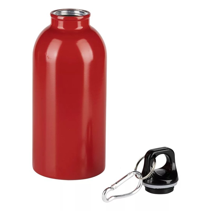 CAMPUS STEEL, boca za vodu, 400 ml, crvena