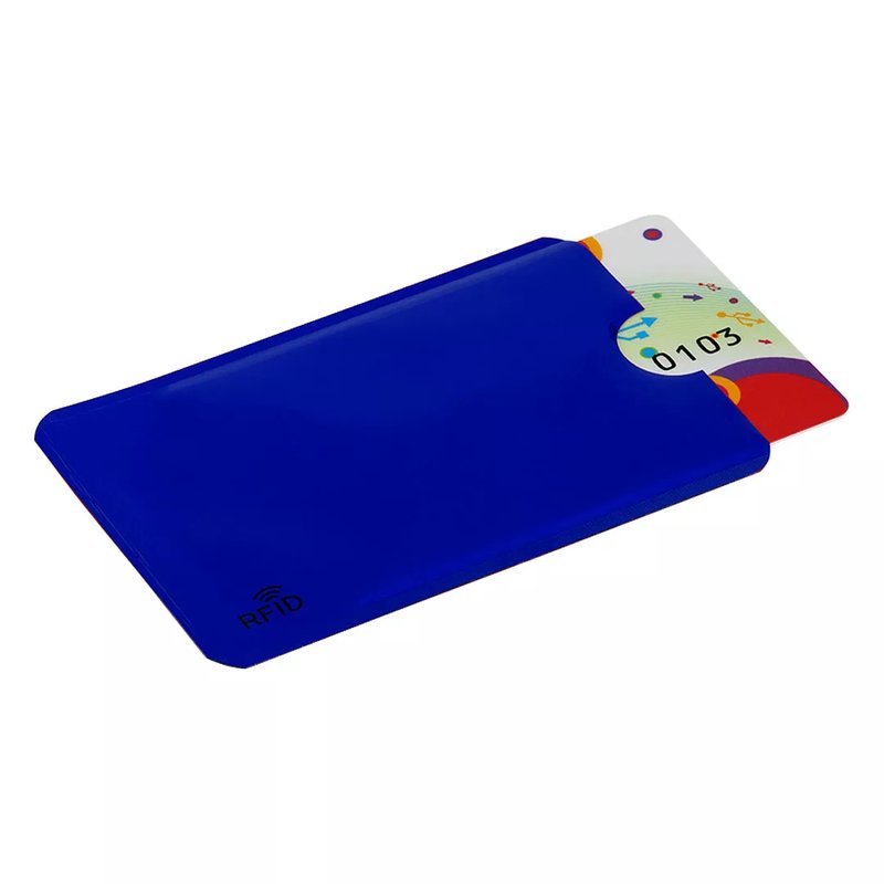 COVER, držač za kartice sa rfid zaštitom, plavi