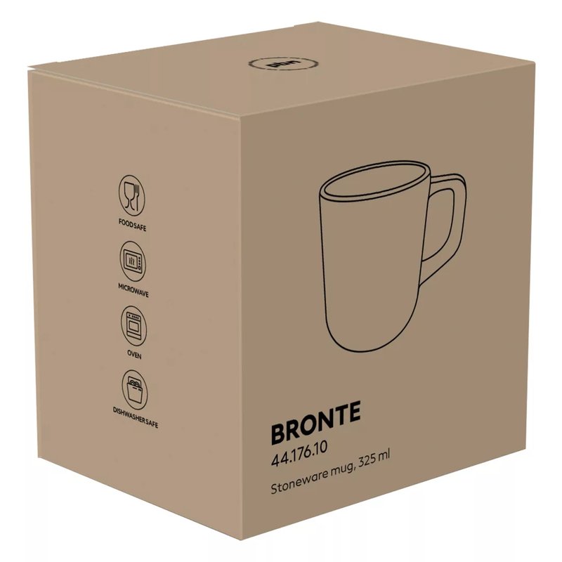 BRONTE, keramička šolja, 325 ml, crna