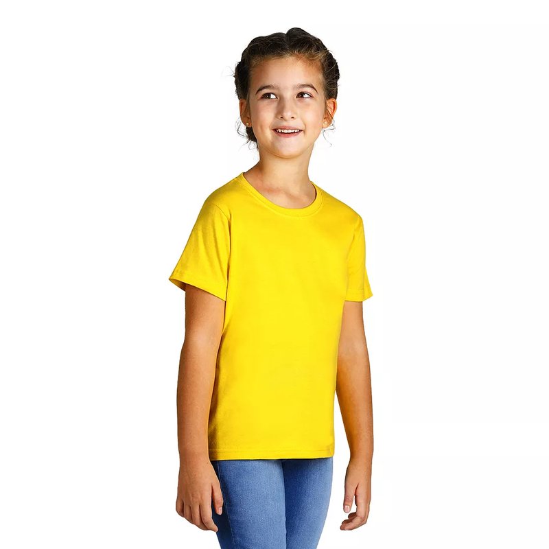 MASTER KID, dečja pamučna majica, žuta