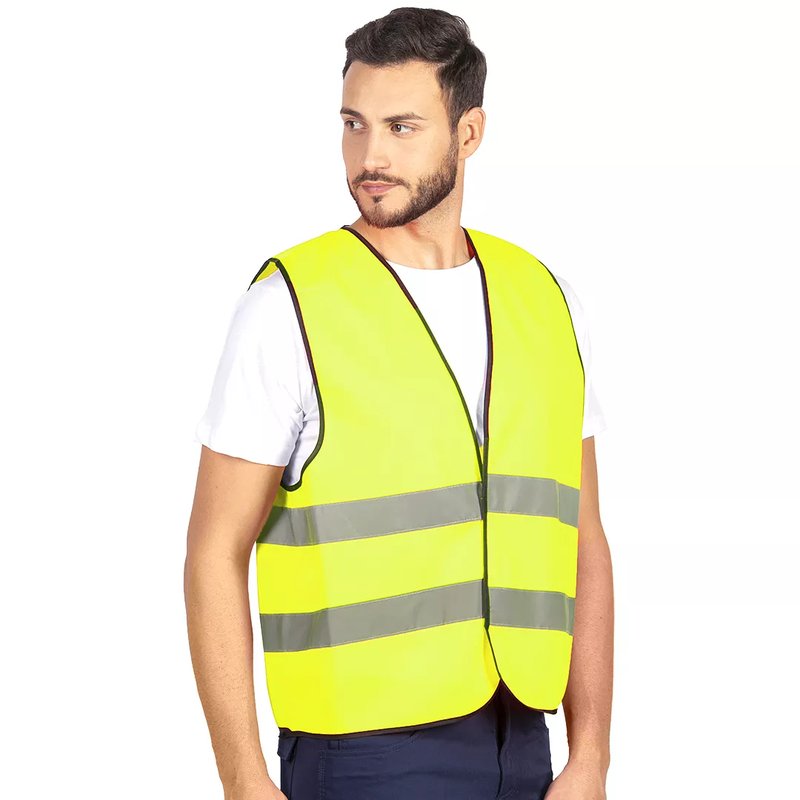 GLOW, sigurnosni prsluk, neon žuti