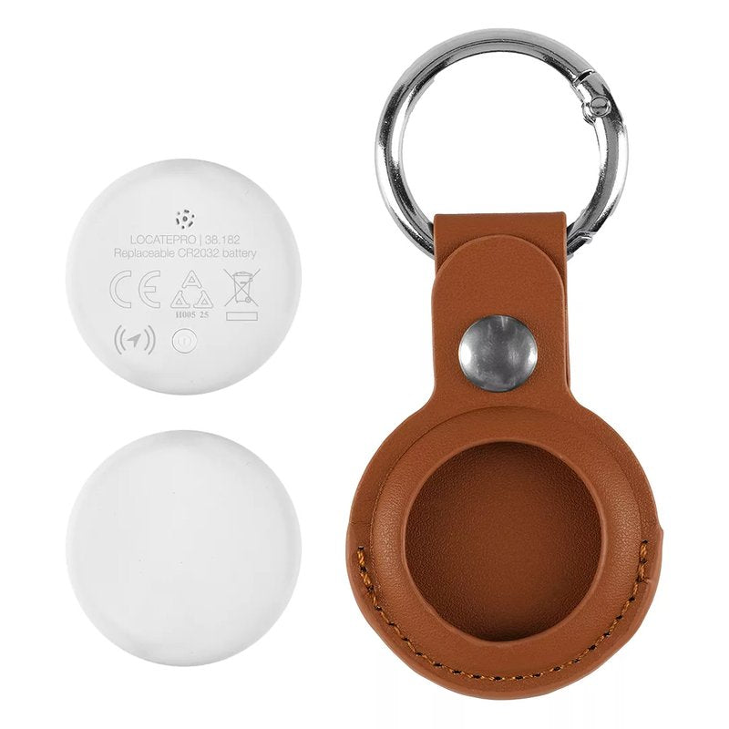 LOCATEPRO, find my privezak sa funkcijom lociranja, braon