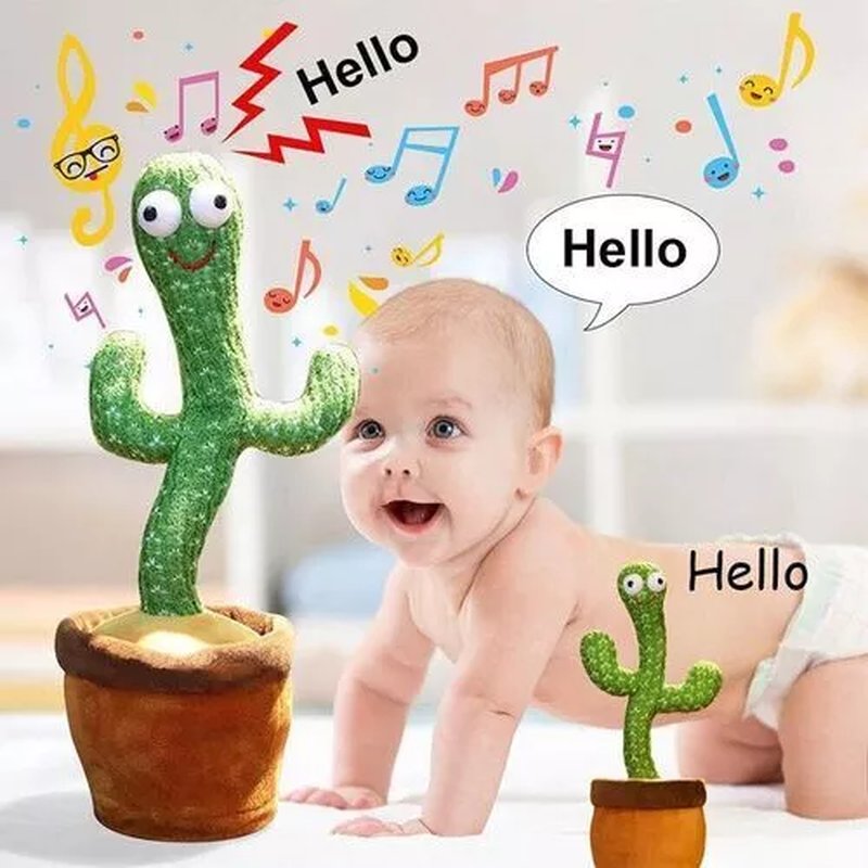 Muzički kaktus – Peva, pleše, svetli i ponavlja reči