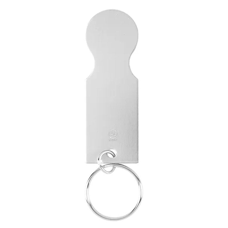 CAST, privezak od recikliranog aluminijuma, srebrni