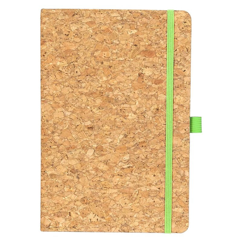 CORK A5, notes a5, svetlo zeleni