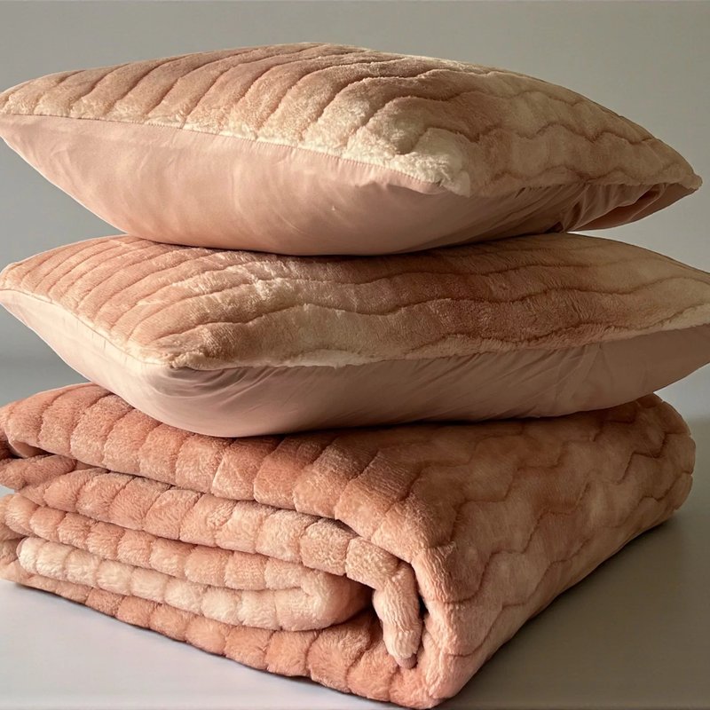 Ćebe set Dream – 220x240cm + 2 jastučnice 50x70cm Blush