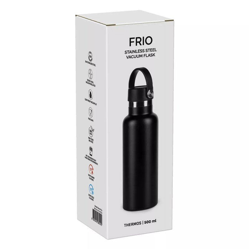 FRIO, termos, 500 ml, crni