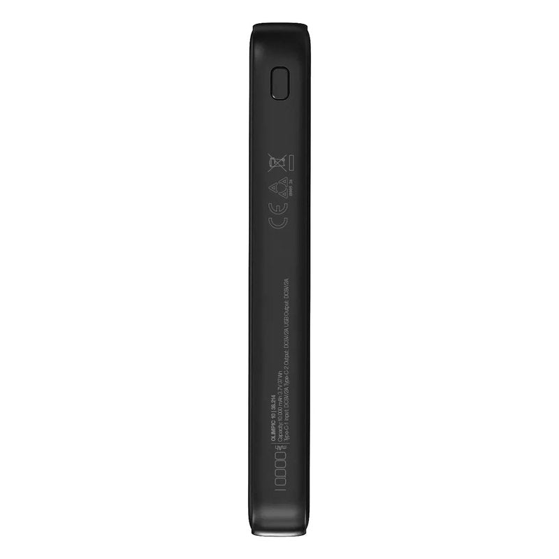 OLIMPIC 10, pomoćna baterija, 10.000 mah, crna