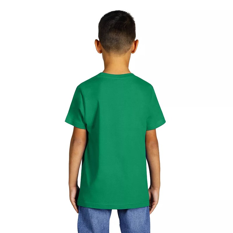 MASTER KID, dečja pamučna majica, keli zelena