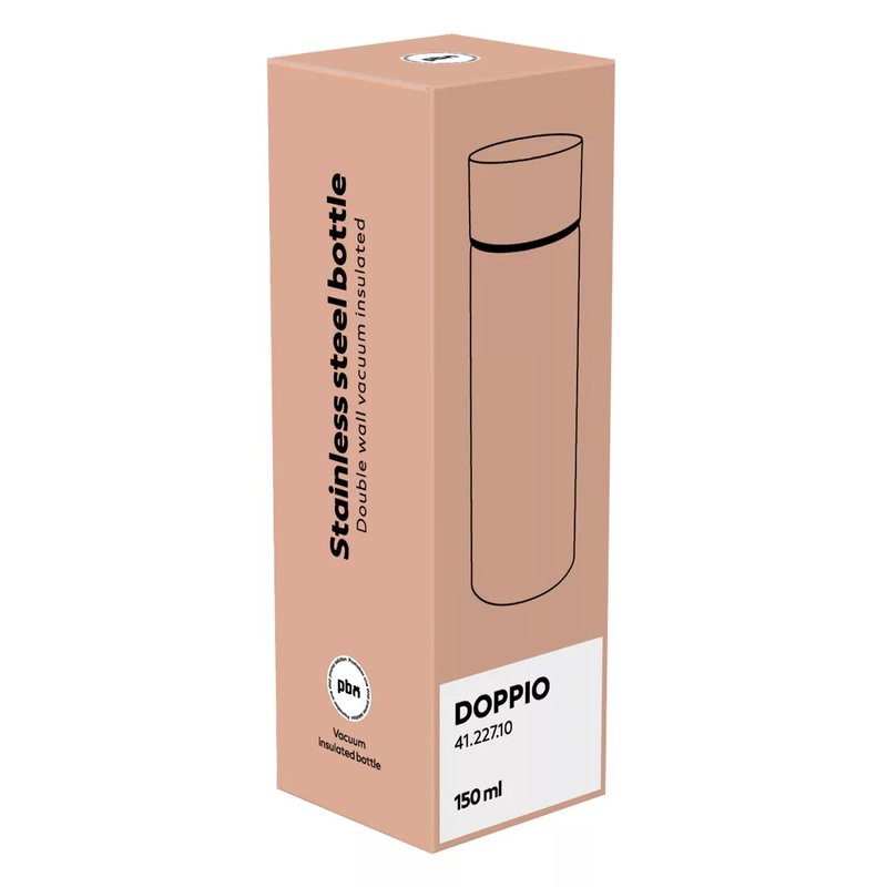 DOPPIO, termos, 150 ml, crni