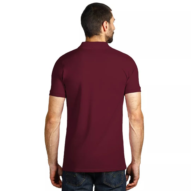 AZZURRO II, pamučna polo majica, bordo