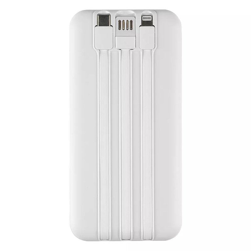 CONNECTOR, pomoćna baterija, 10.000 mah, bela